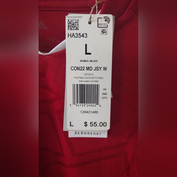 Adidas AROREADY Women's Soccer/Futbol jersey NWT 🔥 - Picture 4 of 4